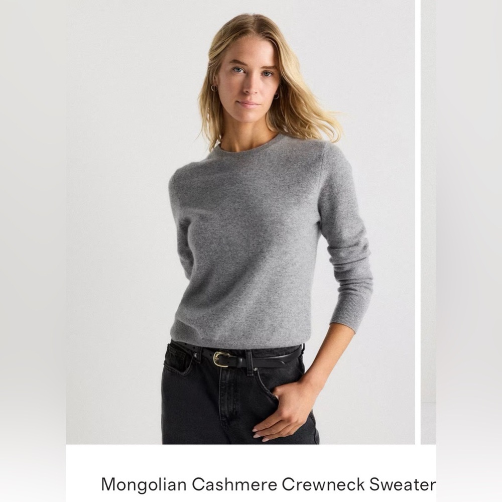 Quince 100% cashmere grey sweater